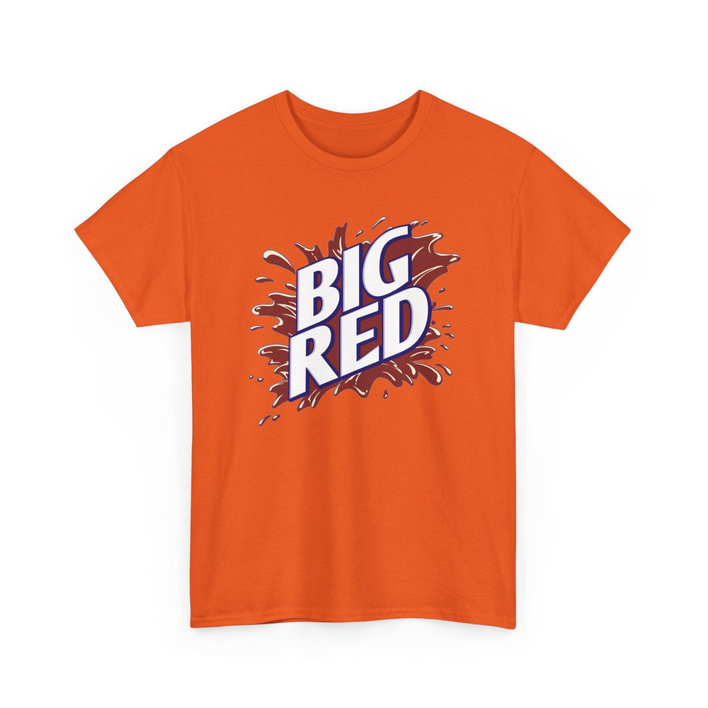 Big Red Soda Pop Logo T Shirt Orange